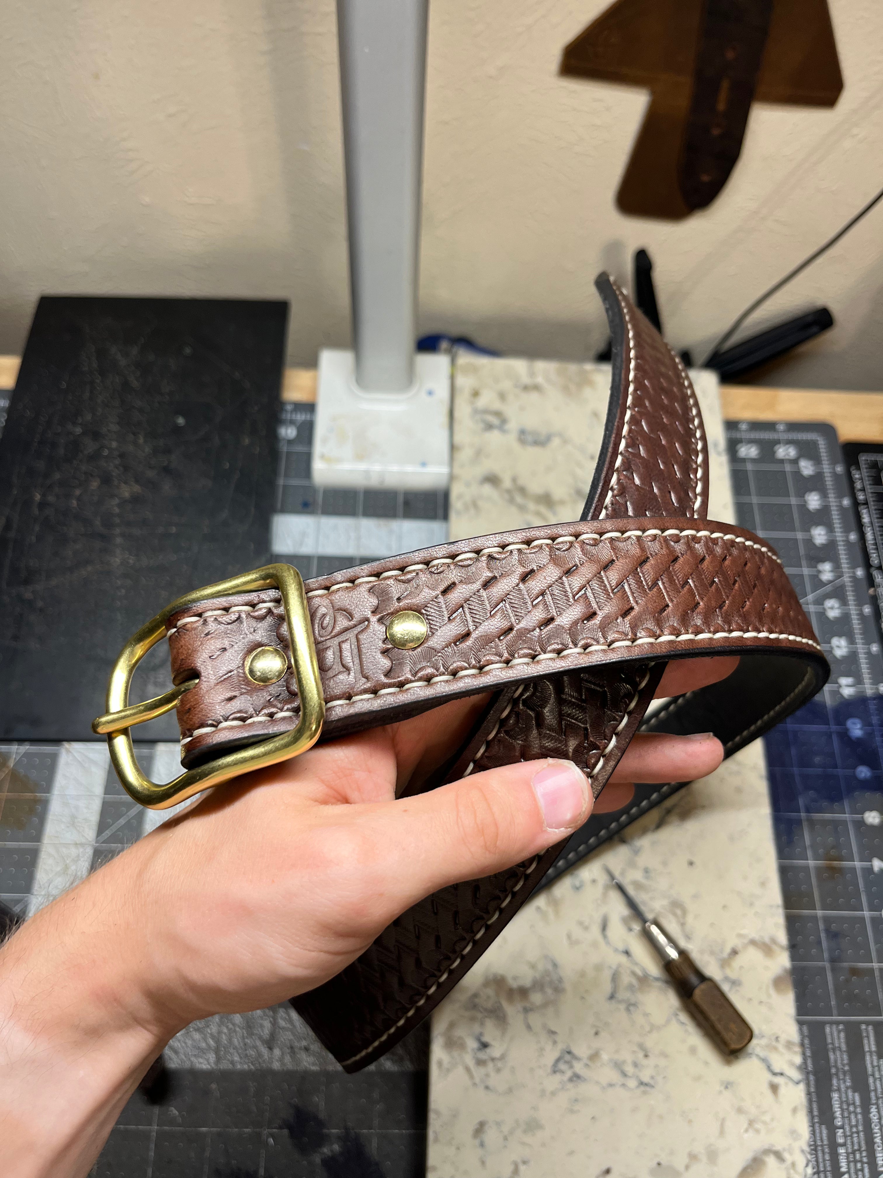 Basketweave Belt