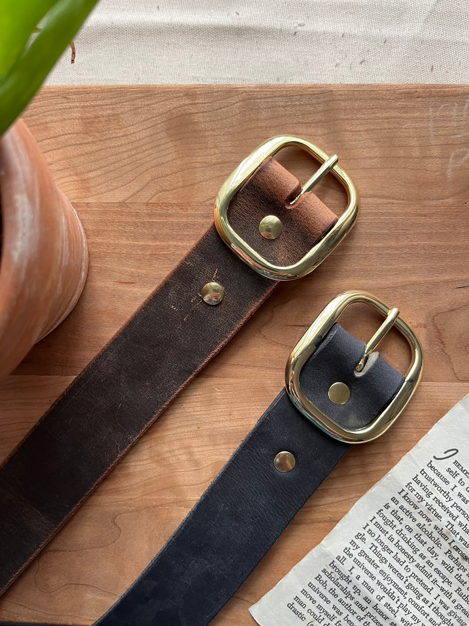 The Buffalo Belt – Golden Triangle Leatherworks